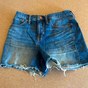 Madewell High Rise Denim Shorts